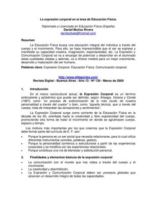 La expresión corporal en el área de Educación Física (1)