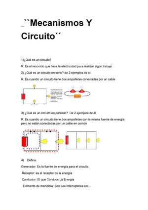 Mecanismos Y  Circuito