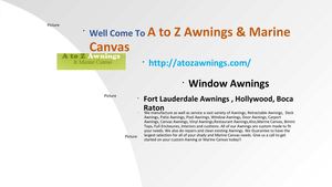A to Z Awnings & Marine Canvas