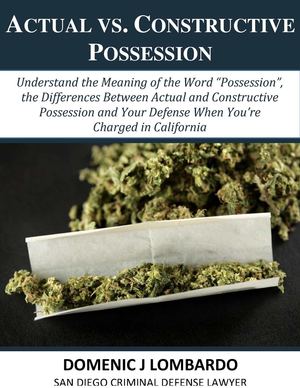 Actual vs. Constructive Possession