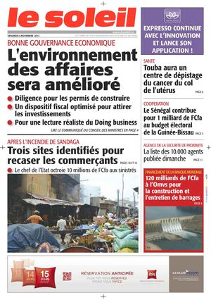 Edition du 8 Novembre 2013