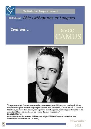 A la rencontre de Camus