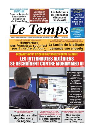 Le Temps d'Algérie Edtion du Samedi 09 Novembre 2013