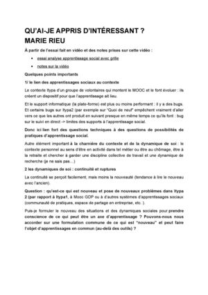 Grille d'analyse Marie-Antoine RIEU