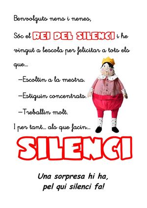 carta del rei del silenci