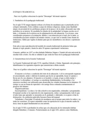 ENFOQUE TRADICIONAL