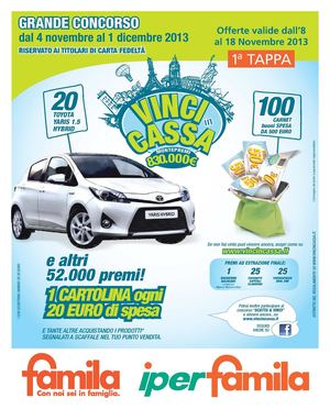 Famila dal 8 al 18 novembre 2013