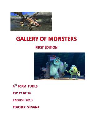 Monsters 1st edition 2013