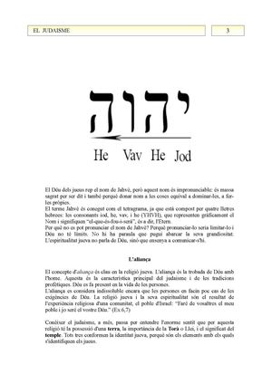 3.3. El Judaisme