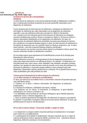 SEPARATA INTERVENCION dentro de PLANIFICACION