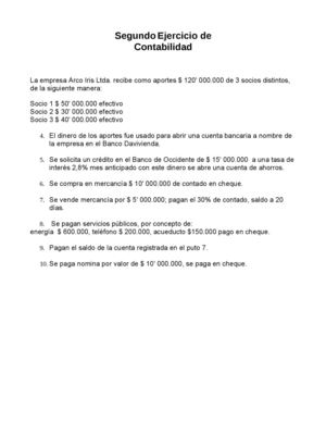 EJERCICIOS DE CONTABILIDAD