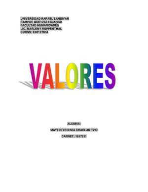 VALORES GENEROSIDAD Y PRUDENCIA 