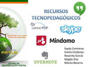 Recursos Tecnopedagógicos