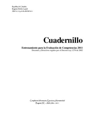 CUADERNILLO ENTRENAMIENTO