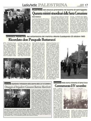 Lazio sette 10 novembre 2013