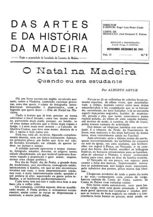 O Natal na Madeira quando eu era estudante
