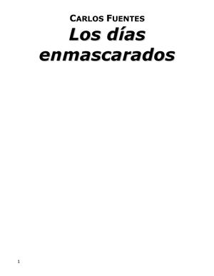 Cuentos de Carlos Fuentes