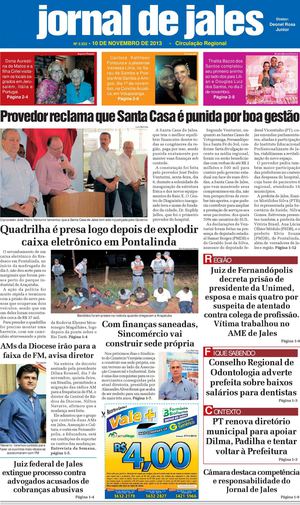 Jornal de Jales 10 de novembro