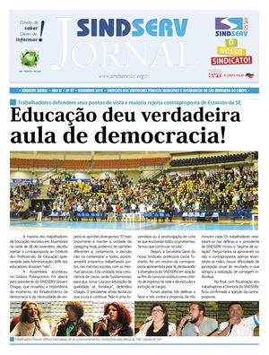 SINDSERV Jornal #97 - NOVEMBRO 2013