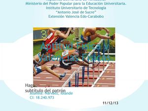 Aptitud y Valencias fisicas