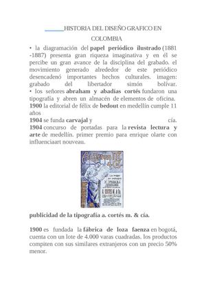 HISTORIA DEL DISEÑO GRAFICO EN COLOMBIA