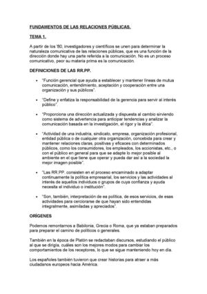 RELACIONES PÚBLICAS