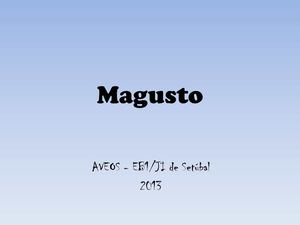 Magusto na EB1/JI de Setúbal