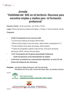 Jornada PCPI Colegio Antonio Gala - SAE Dos Hermanas