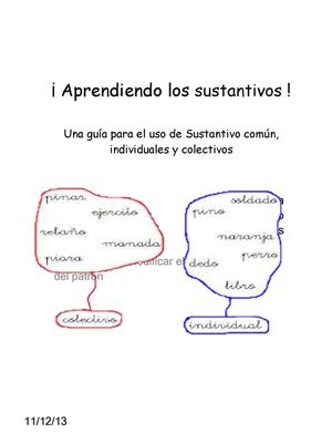 ¡aprendiendo los sustantivos!