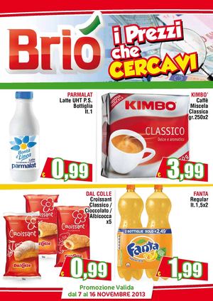 volantino brio 7-16 novembre