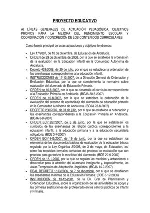 Proyecto educativo