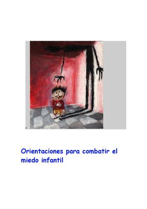 orientaciones para combatir el miedo