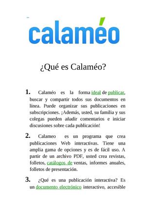 información sobre calameo 