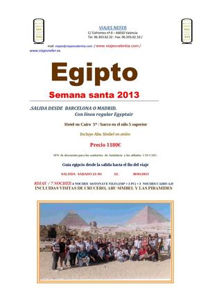Viaje a Egipto en Semana Santa