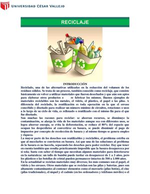 Reciclaje