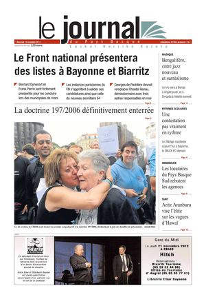Le Journal du Pays Basque 20131113