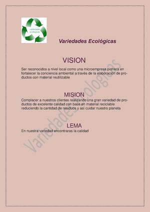 variedades Ecologicas 