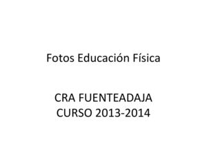 Fotos Educación Física