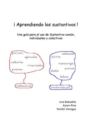 ¡ Aprendamos los sustantivos !