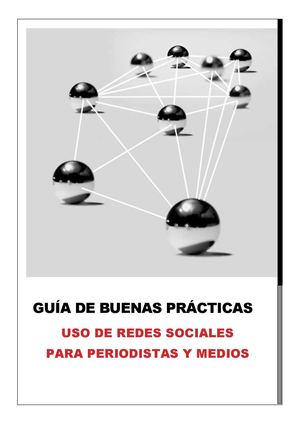 Guía de buenas prácticas para uso de redes sociales - Periodistas