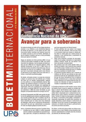 Boletin Internacional nº5 (Novembro 2013)