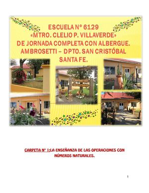 Secuencia- Operaciones con nùmeros naturales