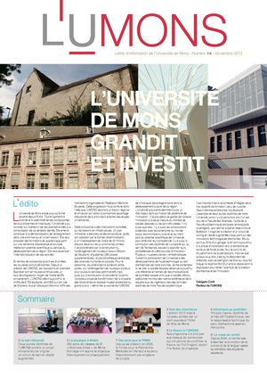 L'UMONS N°14 - Novembre 2013