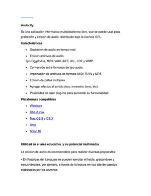 Tutorial Audacity