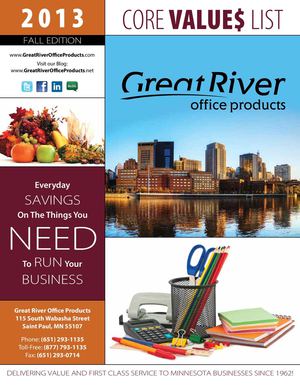 GROP Fall CoreValues Catalog