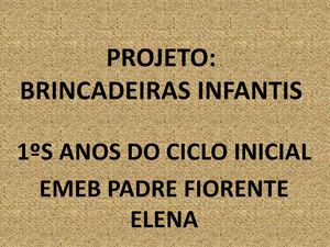 Brincadeiras Infantis
