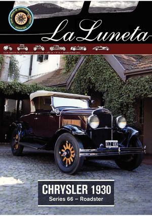 La Luneta 54. Chrysler 1930, Serie 66 Roadster