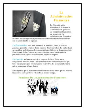 La Administración Financiera