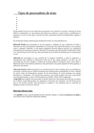 Tipos de procesadores