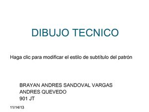 dibujo tecnico